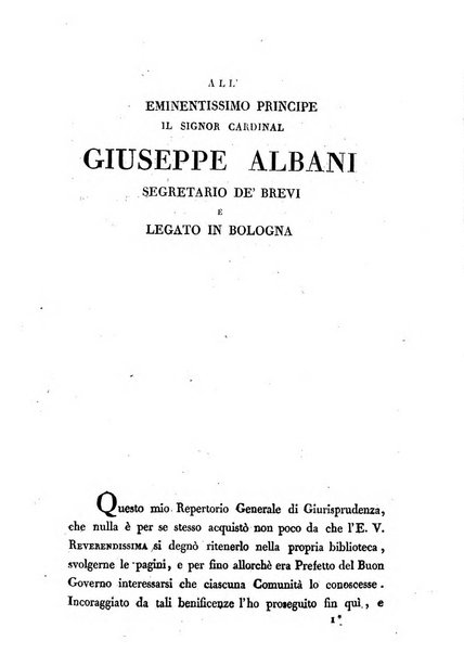 Repertorio generale di giurisprudenza dei tribunali romani