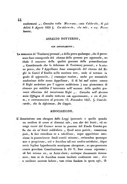 Repertorio generale di giurisprudenza dei tribunali romani