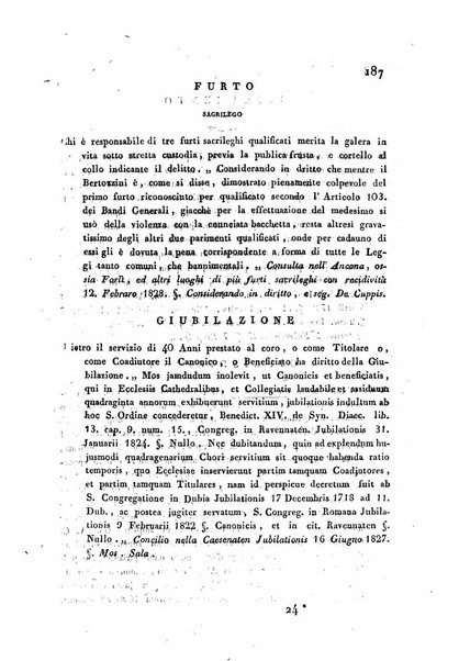 Repertorio generale di giurisprudenza dei tribunali romani