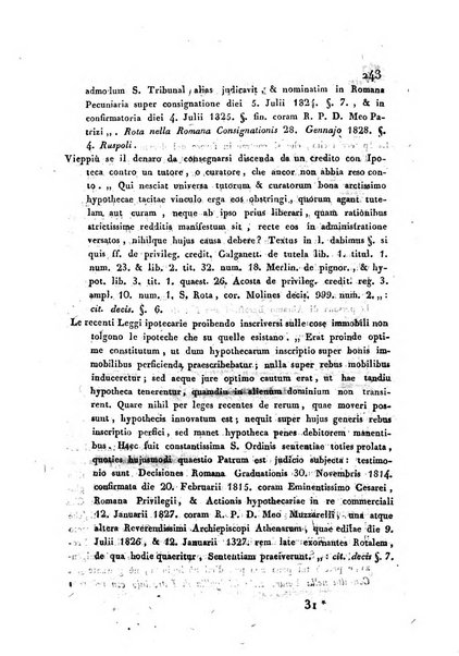 Repertorio generale di giurisprudenza dei tribunali romani