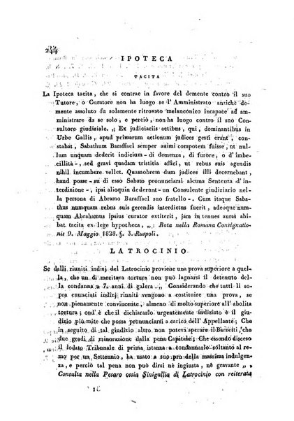 Repertorio generale di giurisprudenza dei tribunali romani