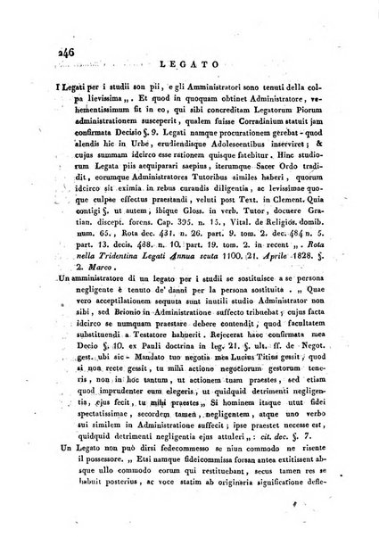 Repertorio generale di giurisprudenza dei tribunali romani