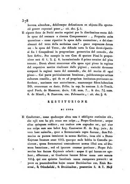 Repertorio generale di giurisprudenza dei tribunali romani