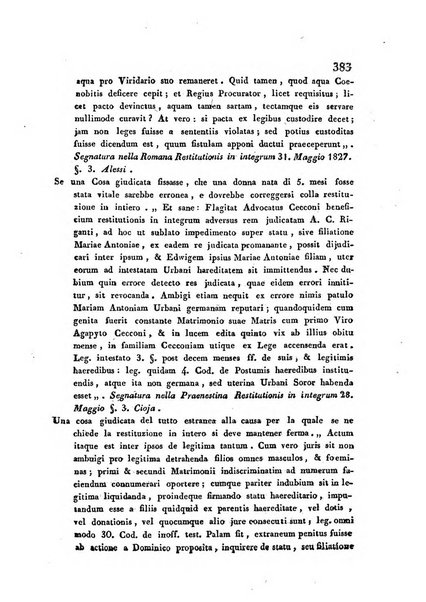 Repertorio generale di giurisprudenza dei tribunali romani