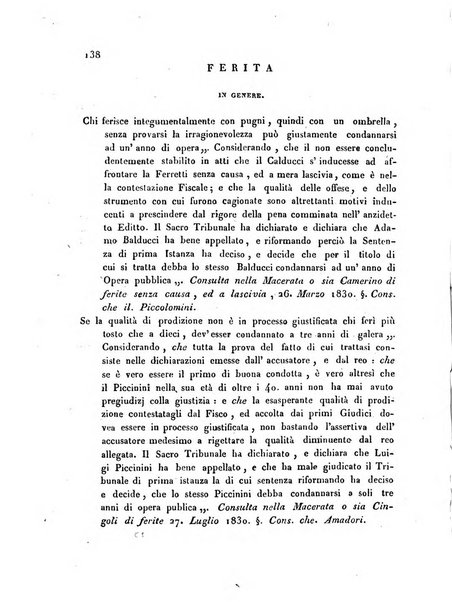 Repertorio generale di giurisprudenza dei tribunali romani