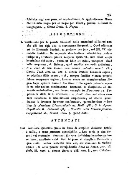 Repertorio generale di giurisprudenza dei tribunali romani