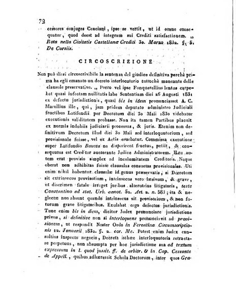 Repertorio generale di giurisprudenza dei tribunali romani