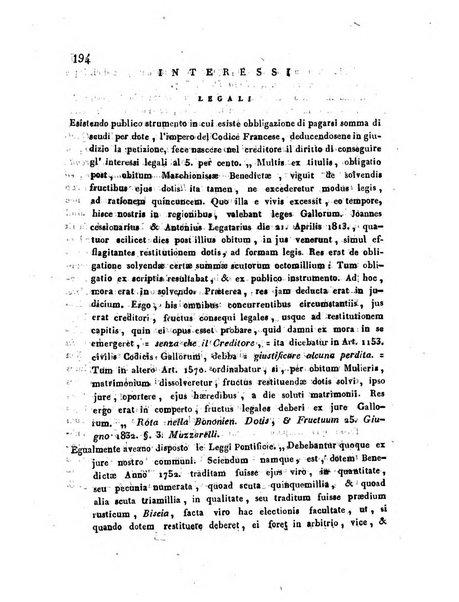 Repertorio generale di giurisprudenza dei tribunali romani