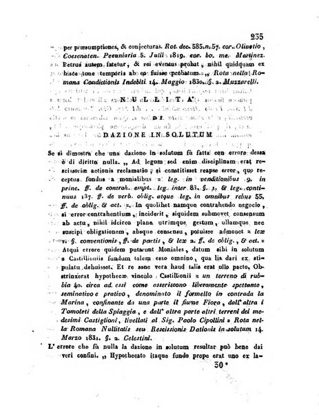 Repertorio generale di giurisprudenza dei tribunali romani