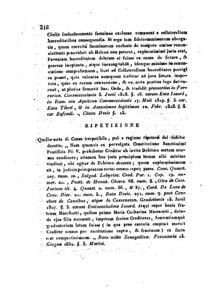 Repertorio generale di giurisprudenza dei tribunali romani