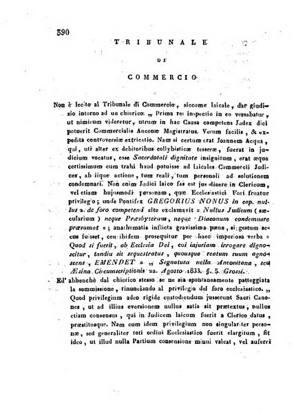 Repertorio generale di giurisprudenza dei tribunali romani