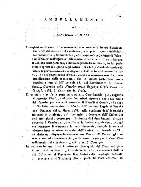 Repertorio generale di giurisprudenza dei tribunali romani