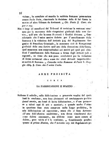 Repertorio generale di giurisprudenza dei tribunali romani