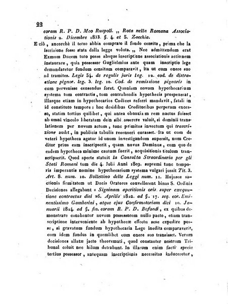 Repertorio generale di giurisprudenza dei tribunali romani