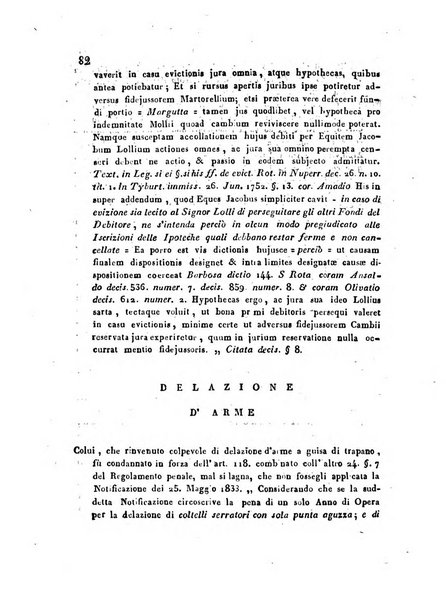 Repertorio generale di giurisprudenza dei tribunali romani