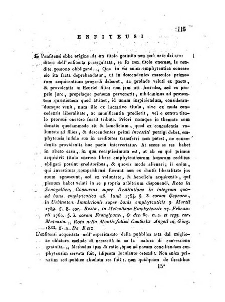 Repertorio generale di giurisprudenza dei tribunali romani