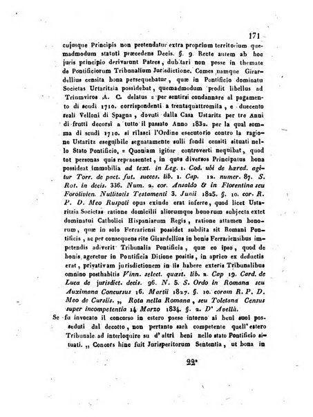 Repertorio generale di giurisprudenza dei tribunali romani