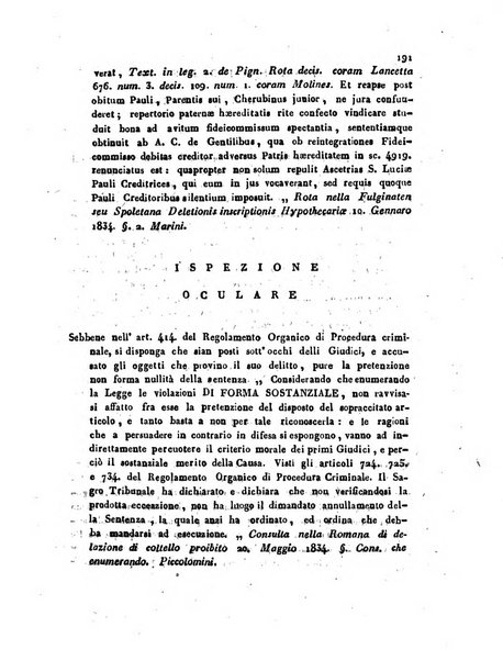 Repertorio generale di giurisprudenza dei tribunali romani