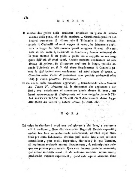 Repertorio generale di giurisprudenza dei tribunali romani