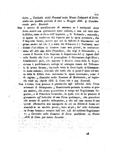 Repertorio generale di giurisprudenza dei tribunali romani