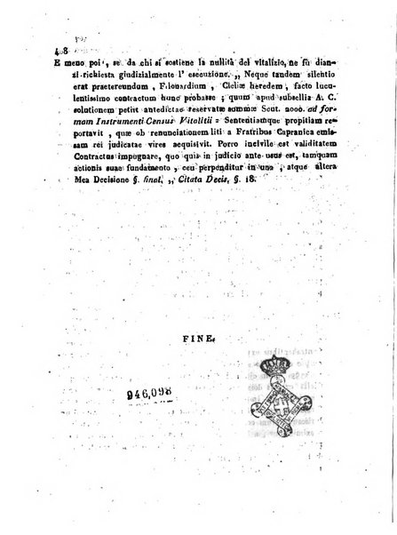 Repertorio generale di giurisprudenza dei tribunali romani