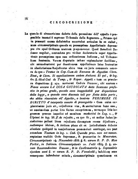 Repertorio generale di giurisprudenza dei tribunali romani