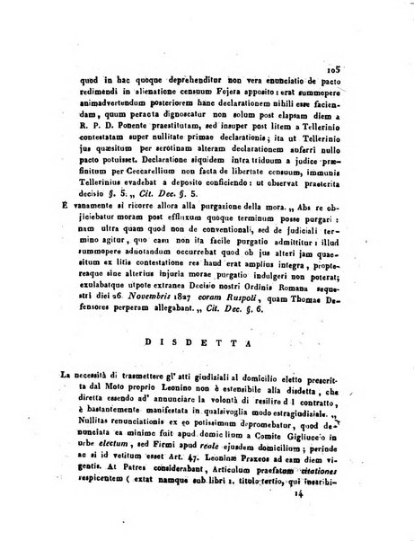 Repertorio generale di giurisprudenza dei tribunali romani