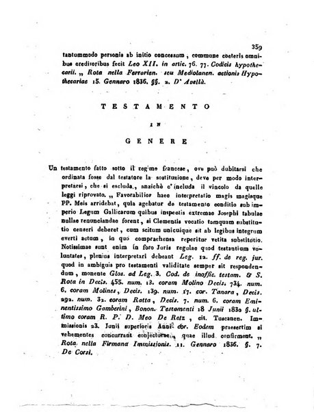 Repertorio generale di giurisprudenza dei tribunali romani