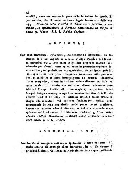 Repertorio generale di giurisprudenza dei tribunali romani