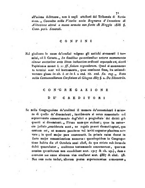 Repertorio generale di giurisprudenza dei tribunali romani