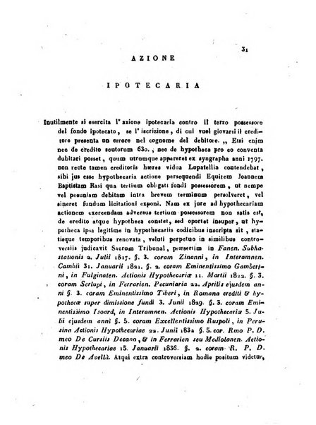 Repertorio generale di giurisprudenza dei tribunali romani