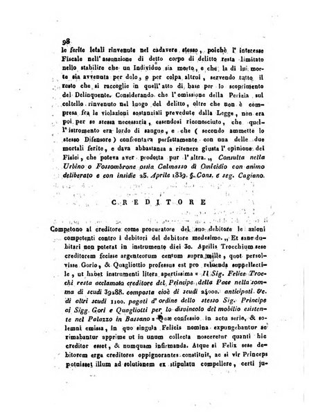 Repertorio generale di giurisprudenza dei tribunali romani