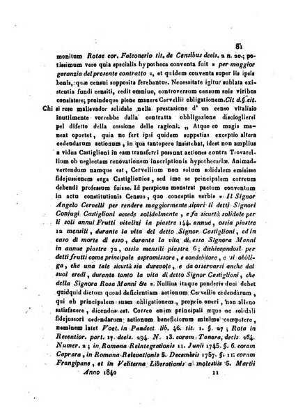 Repertorio generale di giurisprudenza dei tribunali romani