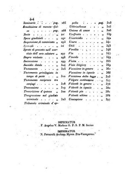 Repertorio generale di giurisprudenza dei tribunali romani