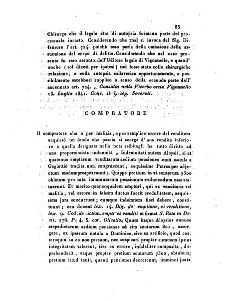 Repertorio generale di giurisprudenza dei tribunali romani