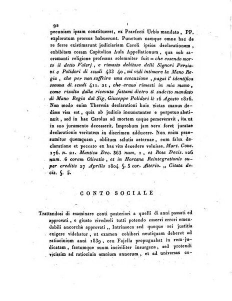 Repertorio generale di giurisprudenza dei tribunali romani