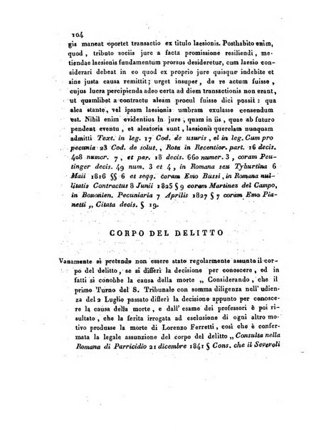 Repertorio generale di giurisprudenza dei tribunali romani