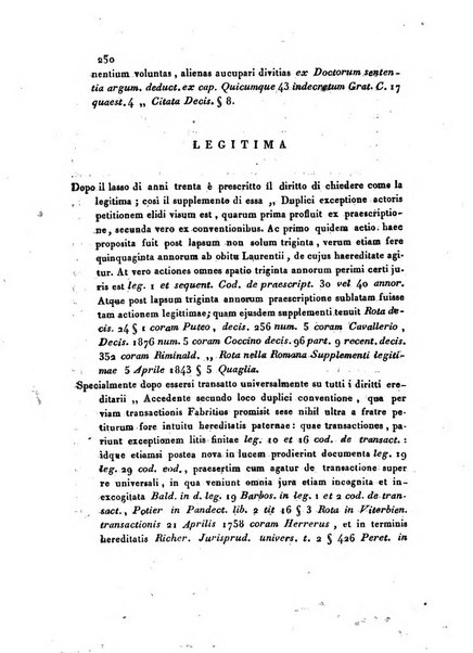 Repertorio generale di giurisprudenza dei tribunali romani