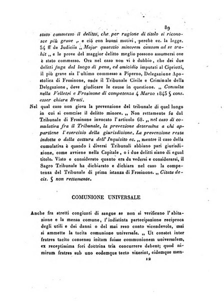 Repertorio generale di giurisprudenza dei tribunali romani