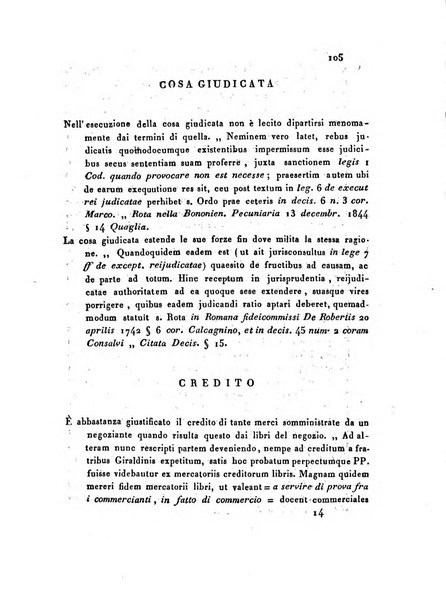 Repertorio generale di giurisprudenza dei tribunali romani