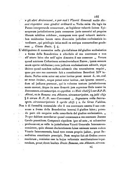 Repertorio generale di giurisprudenza dei tribunali romani