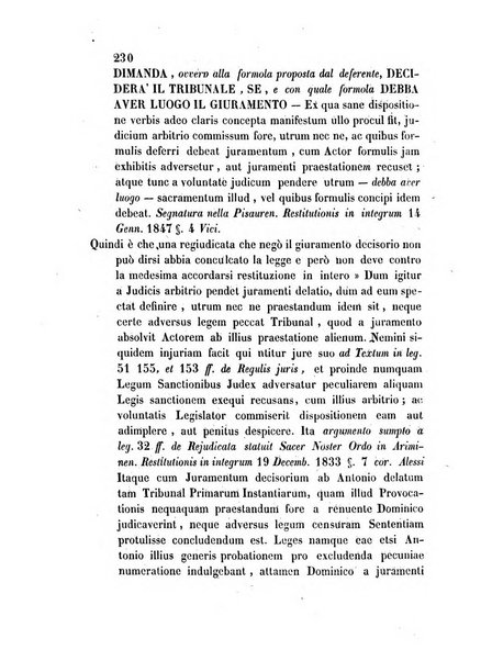 Repertorio generale di giurisprudenza dei tribunali romani