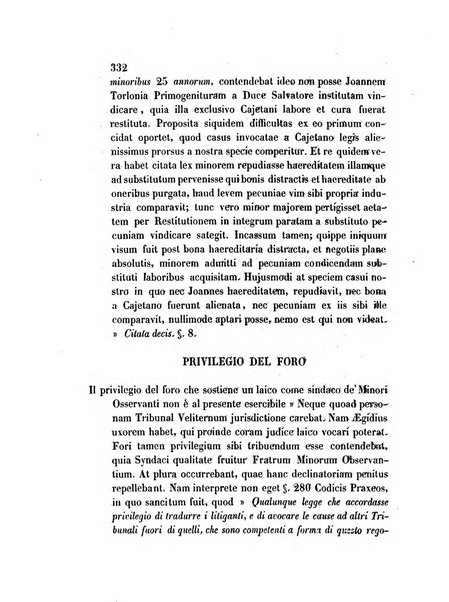 Repertorio generale di giurisprudenza dei tribunali romani