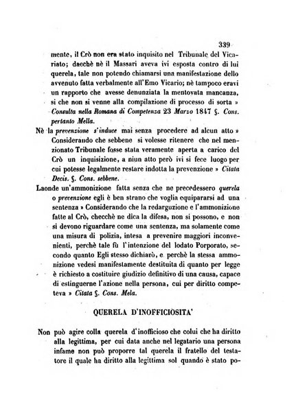 Repertorio generale di giurisprudenza dei tribunali romani