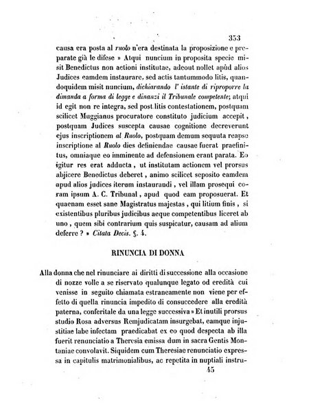 Repertorio generale di giurisprudenza dei tribunali romani