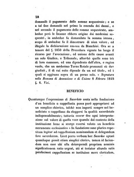 Repertorio generale di giurisprudenza dei tribunali romani