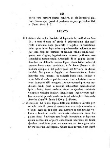 Repertorio generale di giurisprudenza dei tribunali romani