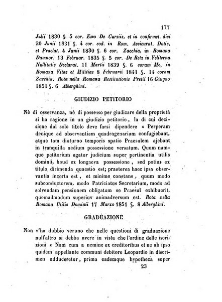 Repertorio generale di giurisprudenza dei tribunali romani