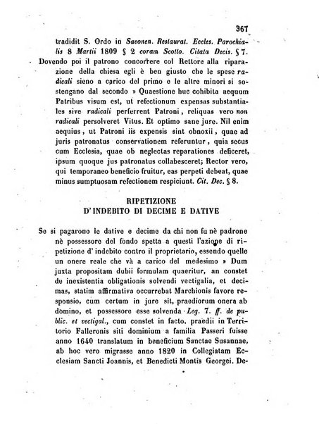 Repertorio generale di giurisprudenza dei tribunali romani