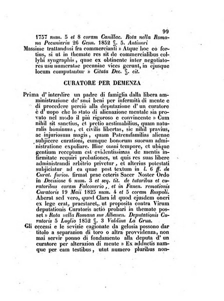 Repertorio generale di giurisprudenza dei tribunali romani